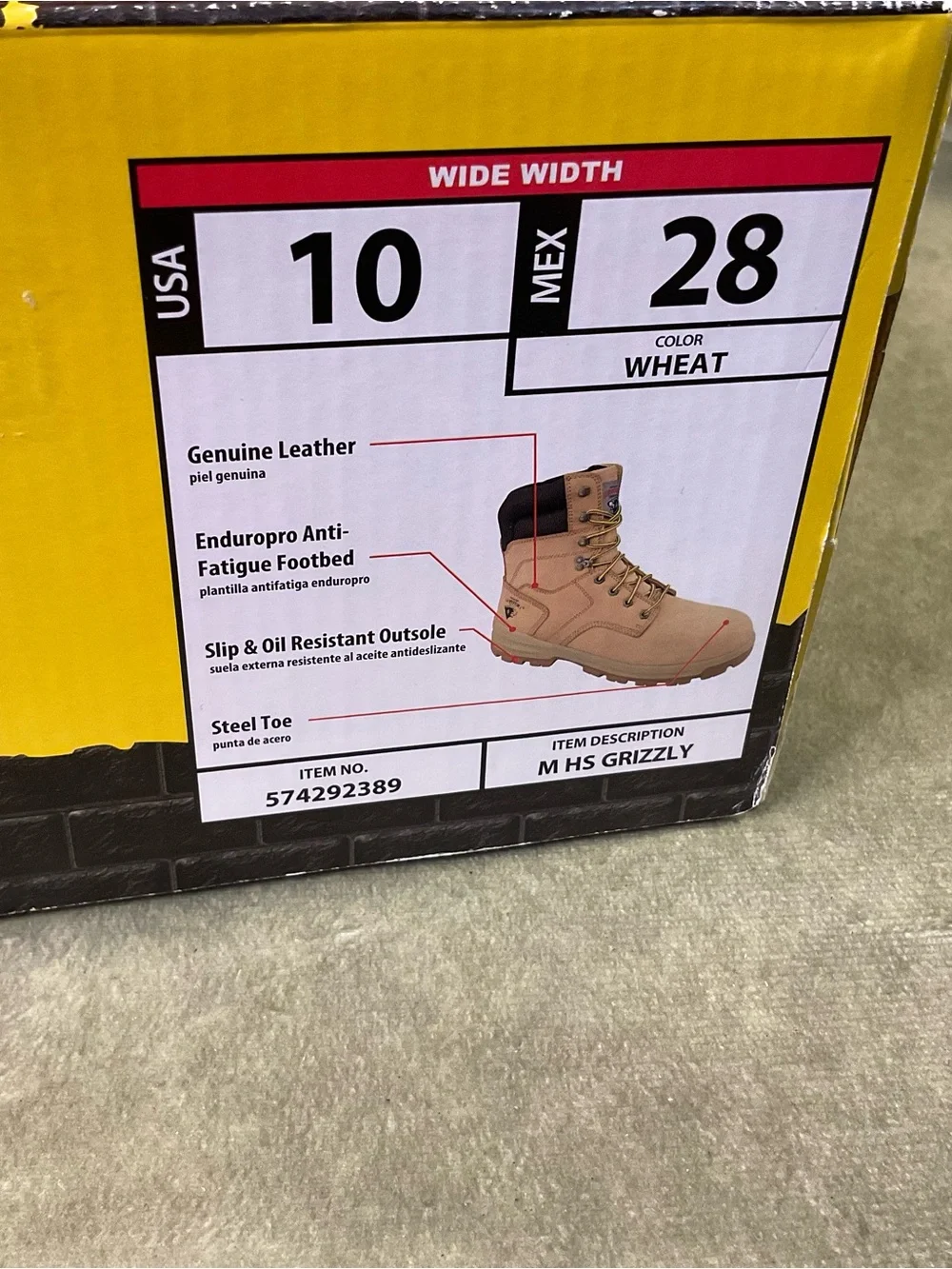 Herman Survivors Grizzly sz 10W